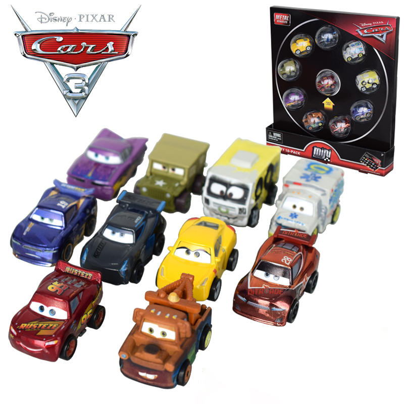 Kids Toys Under $10 - Disney Pixar Cars Mini Racers 10-Pack