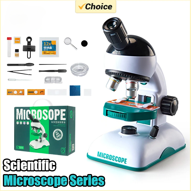 Microscope Kids Science - 1200X Kid Science Experiment HD Optical