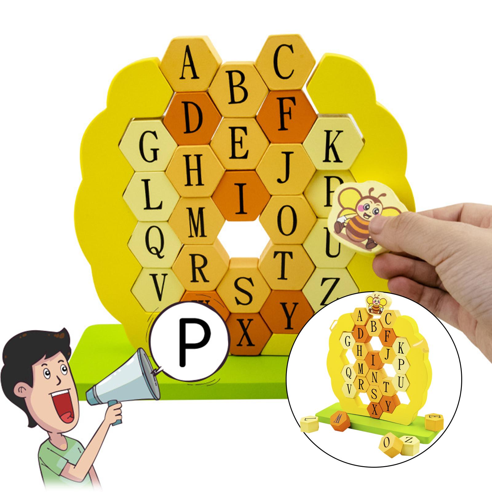 Kids & Toys Expo Saudi Arabia - Wood Honeycomb Alphabet Puzzle Motor Skill