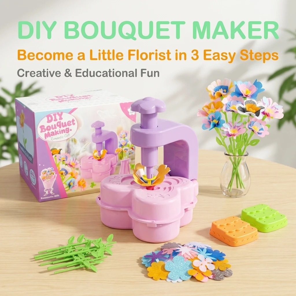 Kids Toys Supplier - New Flower Press Craft Toy –