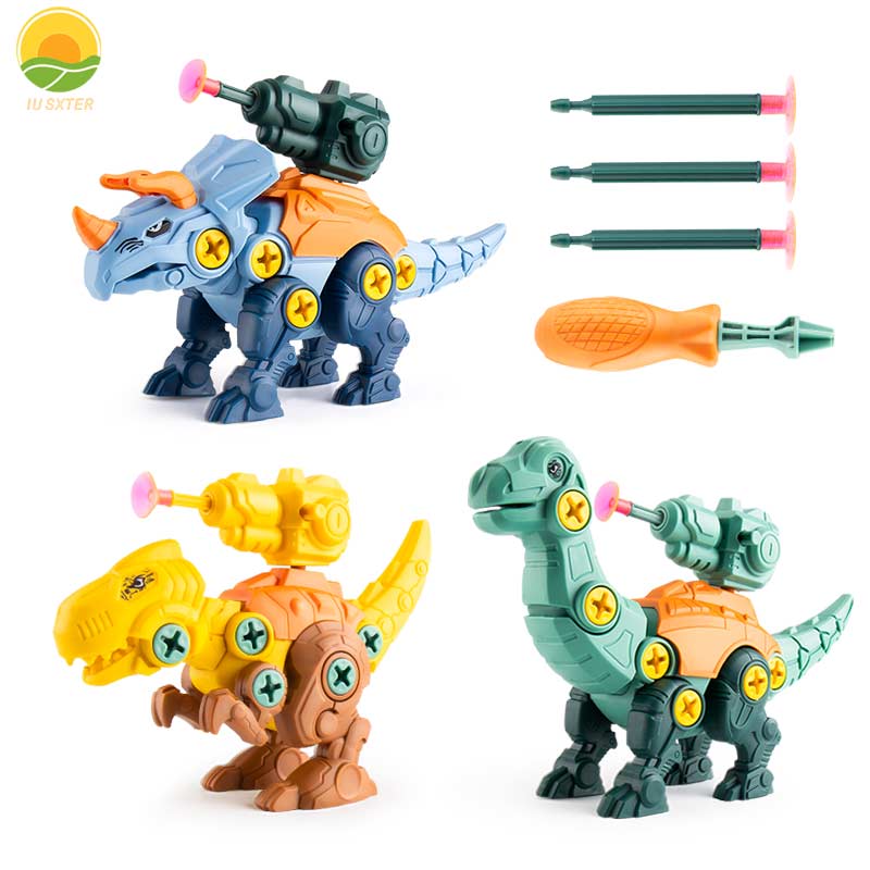 Dinosaur Figurine Set - Children Dinosaurs Mount Constructor Model Set