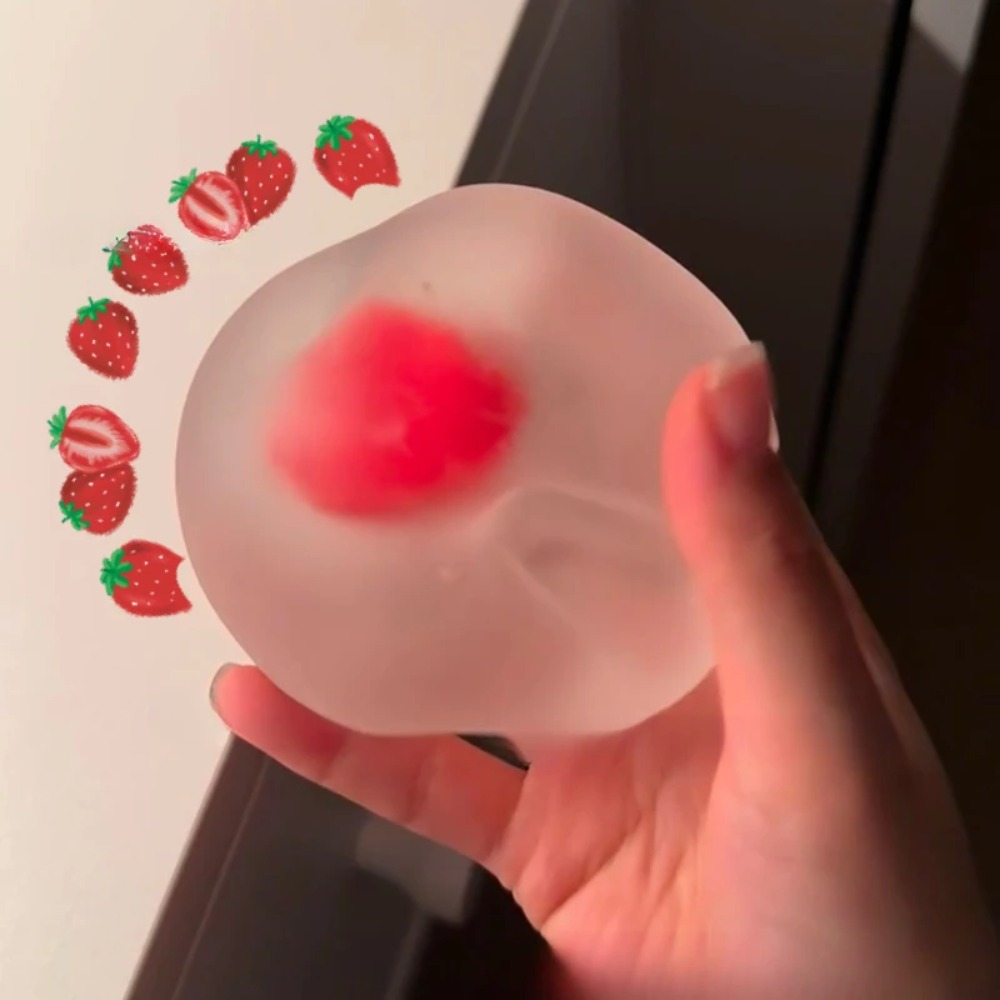 Kids & Toys Expo Saudi Arabia - Squishy Strawberry Stress Ball Soft Fidget