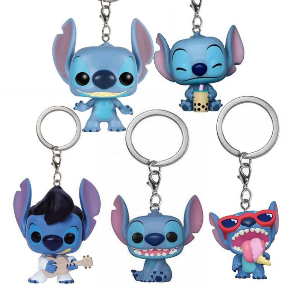 Kids Toys Supplier - New Anime Keychain Stitch Elvi Stitch