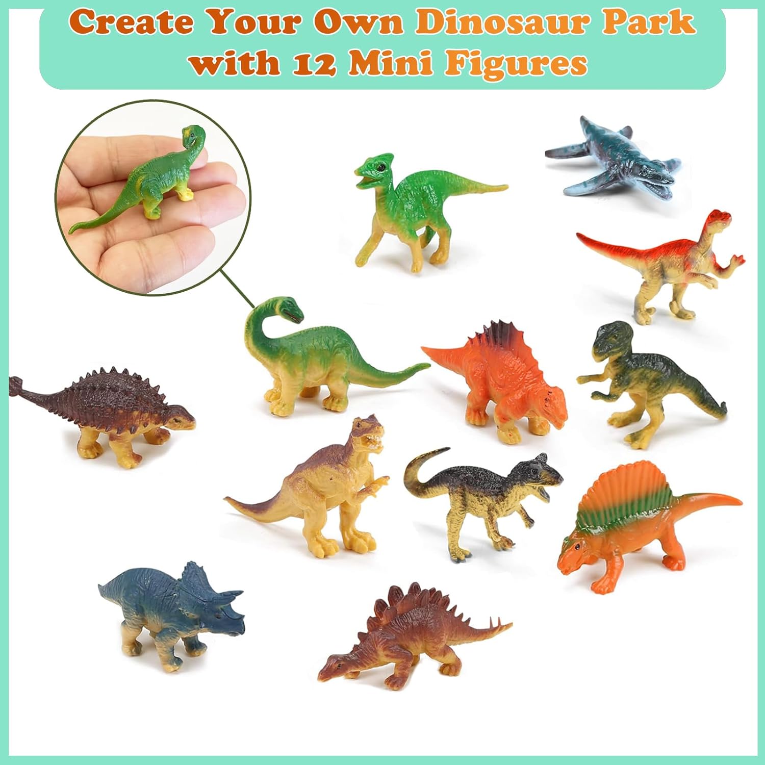 Dinosaur Animal Transport Vehi - Dinosaur Figurine Set 评论和价格