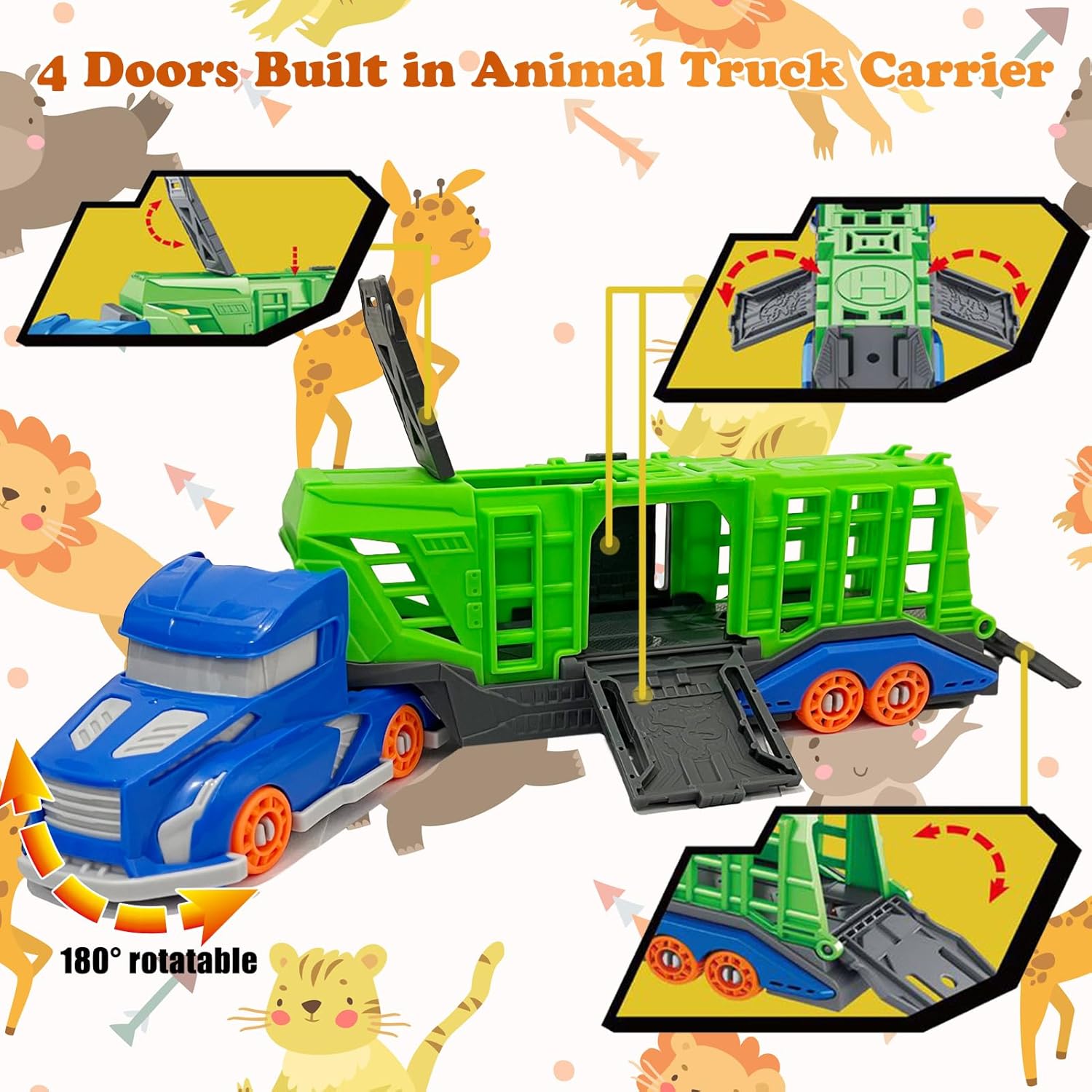 Dinosaur Animal Transport Vehi - Dinosaur Figurine Set 评论和价格