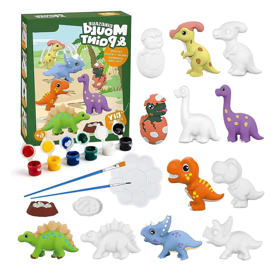 Arts and Crafts Set Painting K - Dinosaur Figurine Set 评论和价格