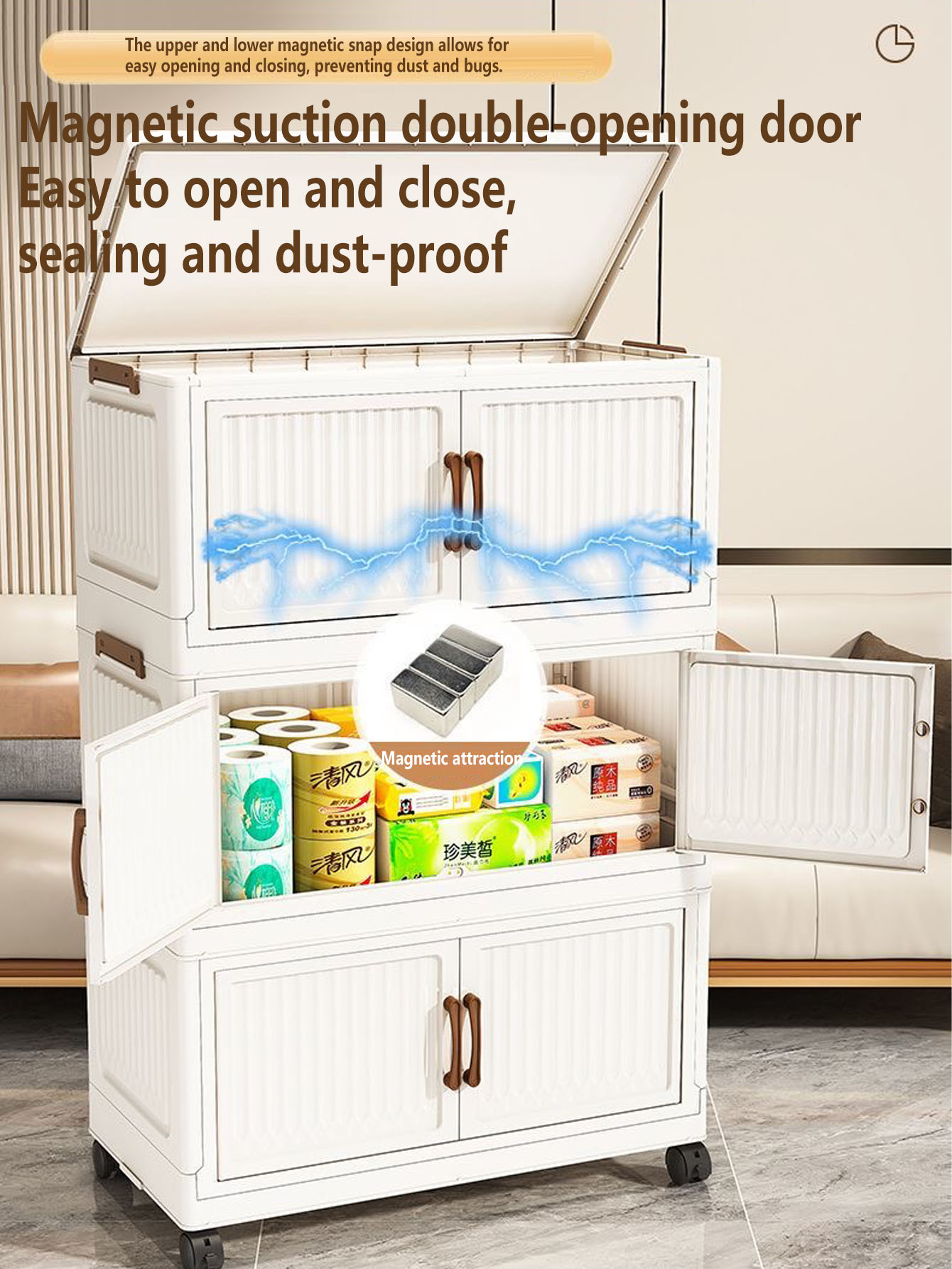 Foldable Plastic Storage Cabin - Kids Toys Home 评论和价格