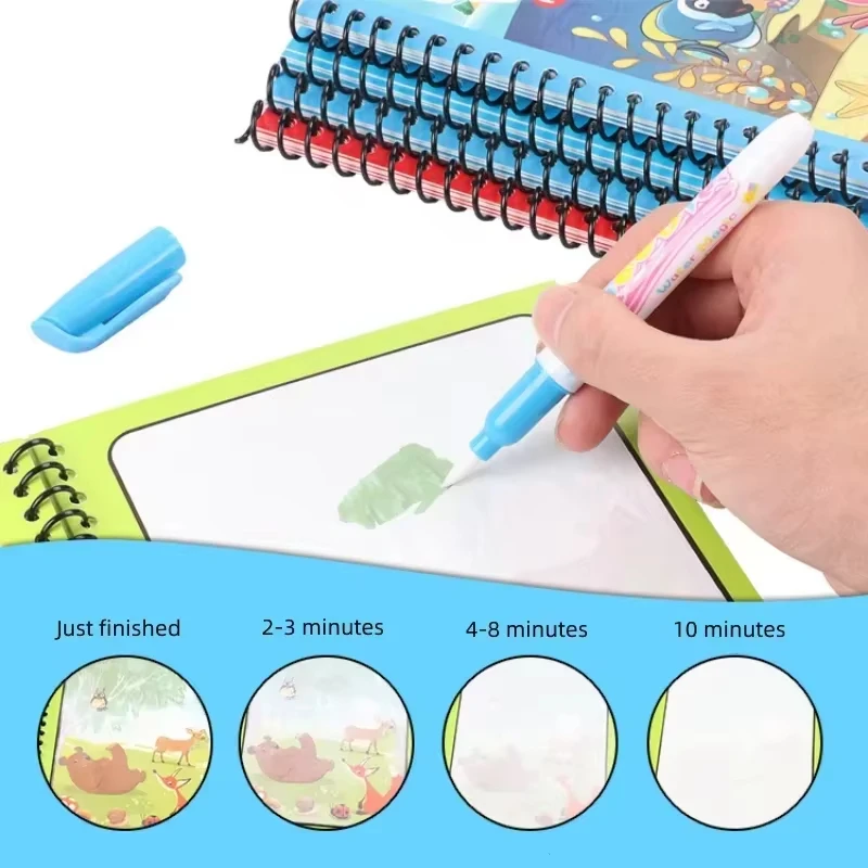 Kids Graffiti Coloring Water P - Dinosaur Figurine Set 评论和价格