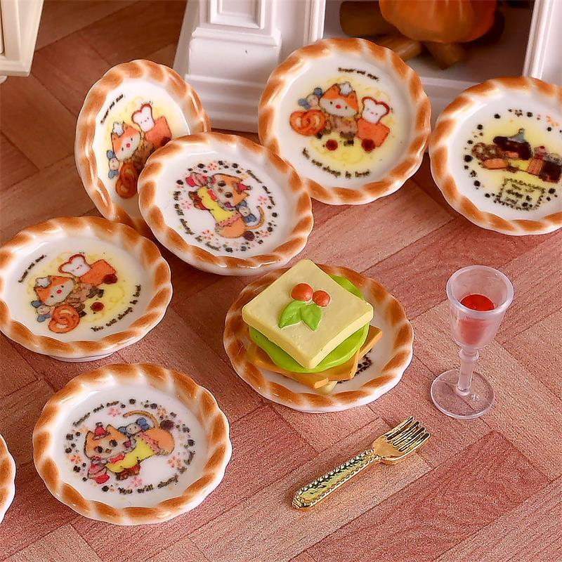 10Pcs/set Dollhouse Miniature  - Kids Toys Home 评论和价格