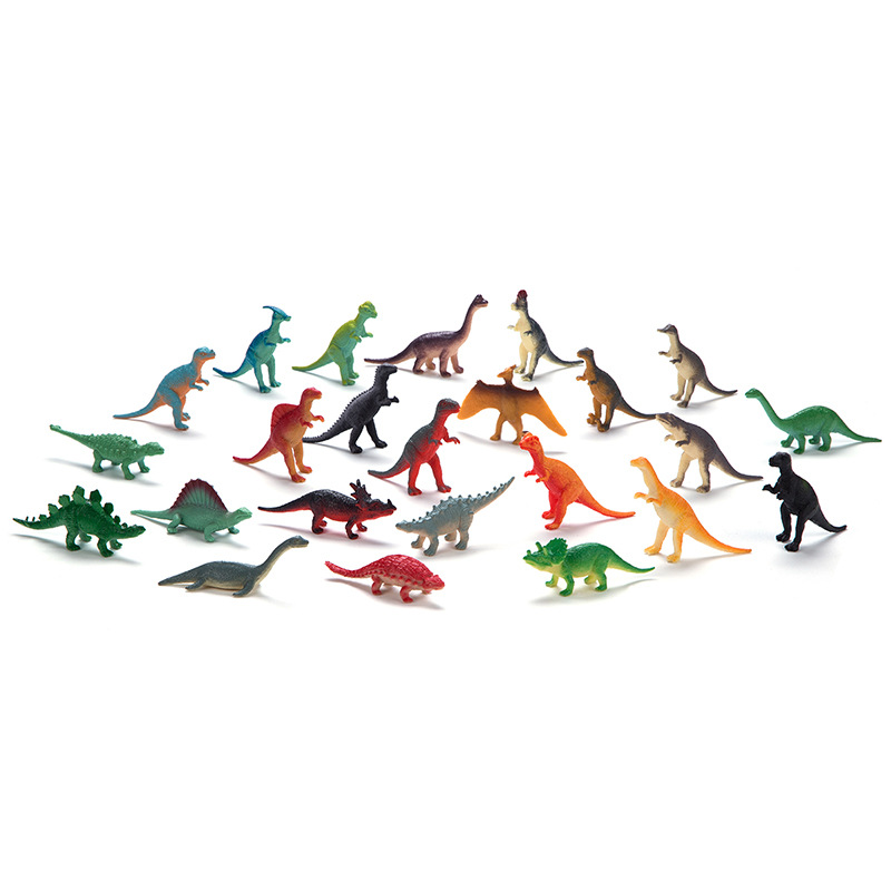 24PCS Mini PVC Dinosaur Models - Dinosaur Figurine Set 评论和价格