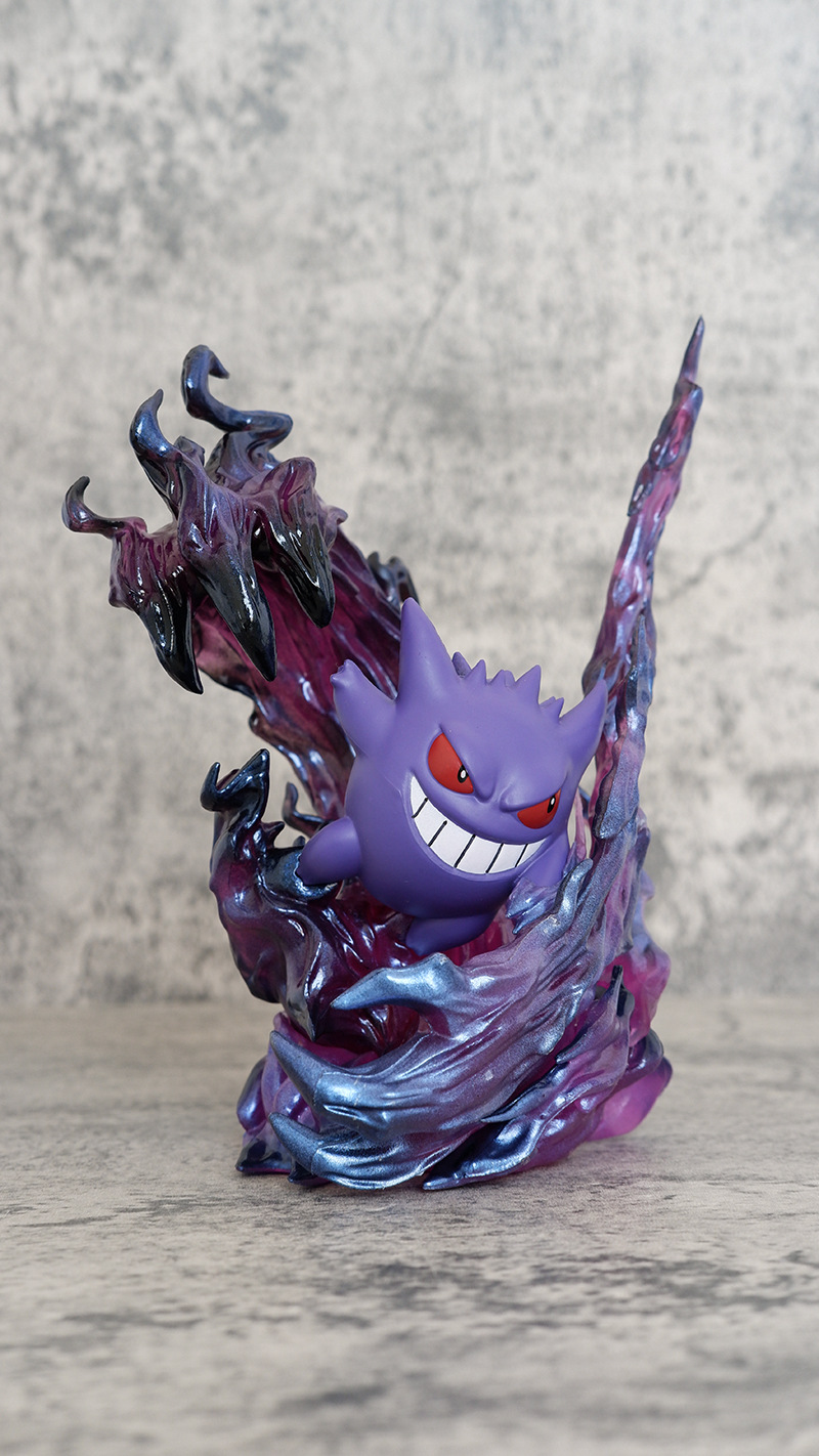 19cm Anime Pokemon Gengar Batt - Kids Toys Young 评论和价格