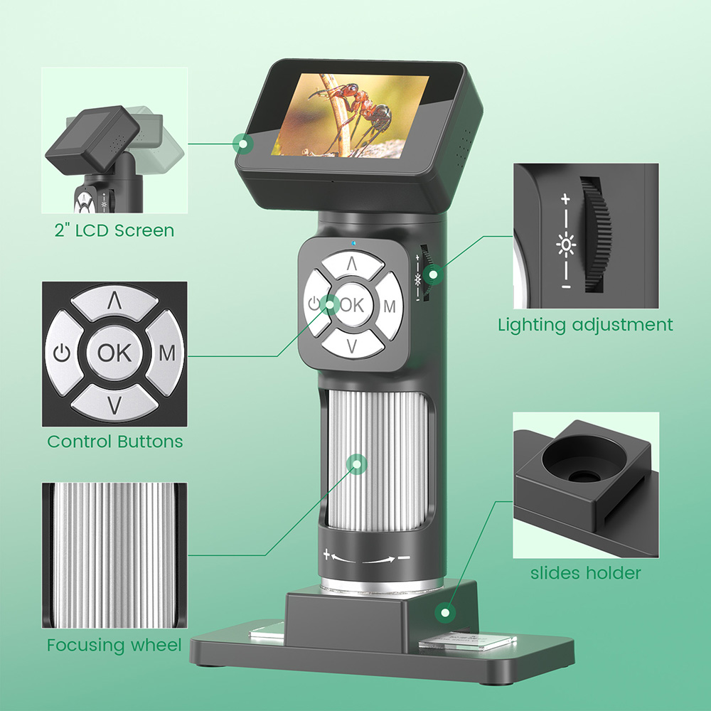 Andonstar New 50x-500x USB Kid - Microscope Kids Science 评论和价格