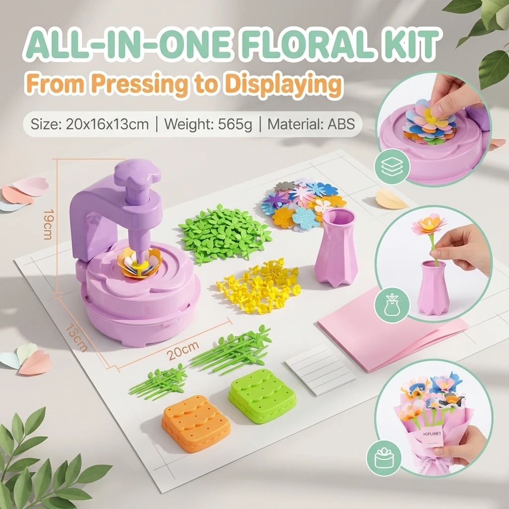 New Flower Press Craft Toy – C - Kids Toys Supplier 评论和价格