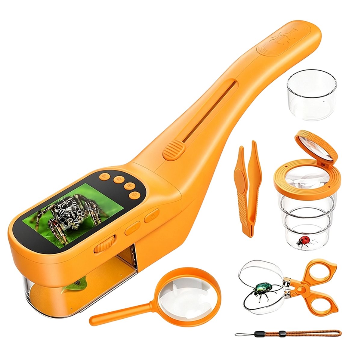 500X Handheld Microscope for K - Microscope Kids Science 评论和价格