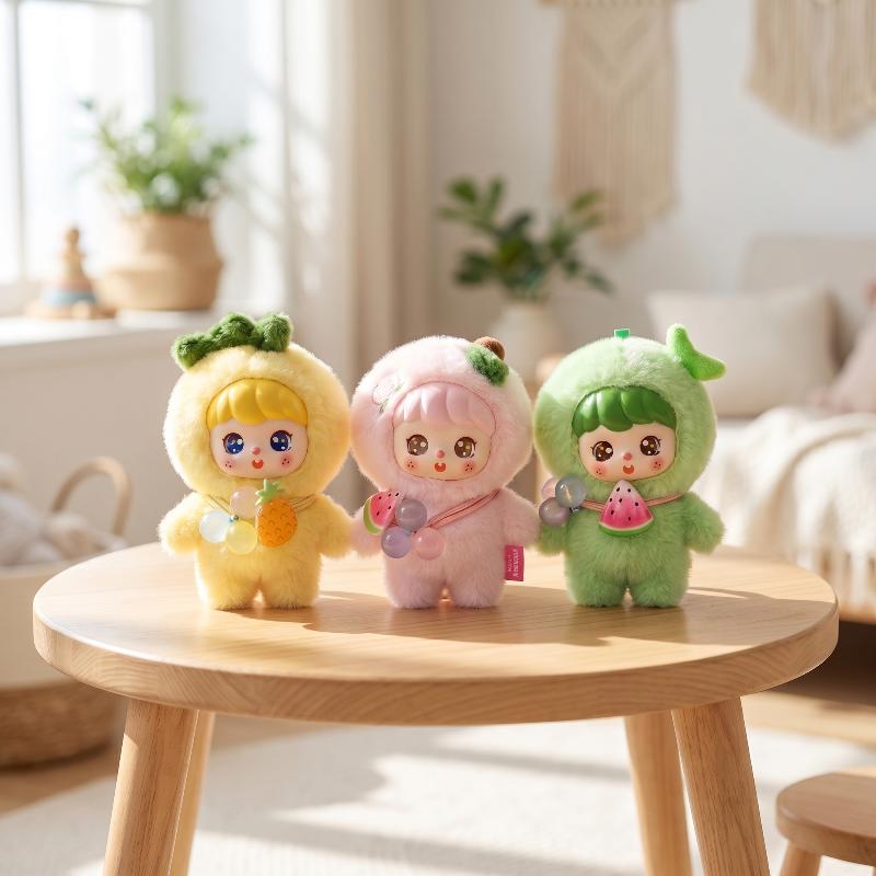 Cute Fruit Plush Doll Keychain - Kids Toys Home 评论和价格