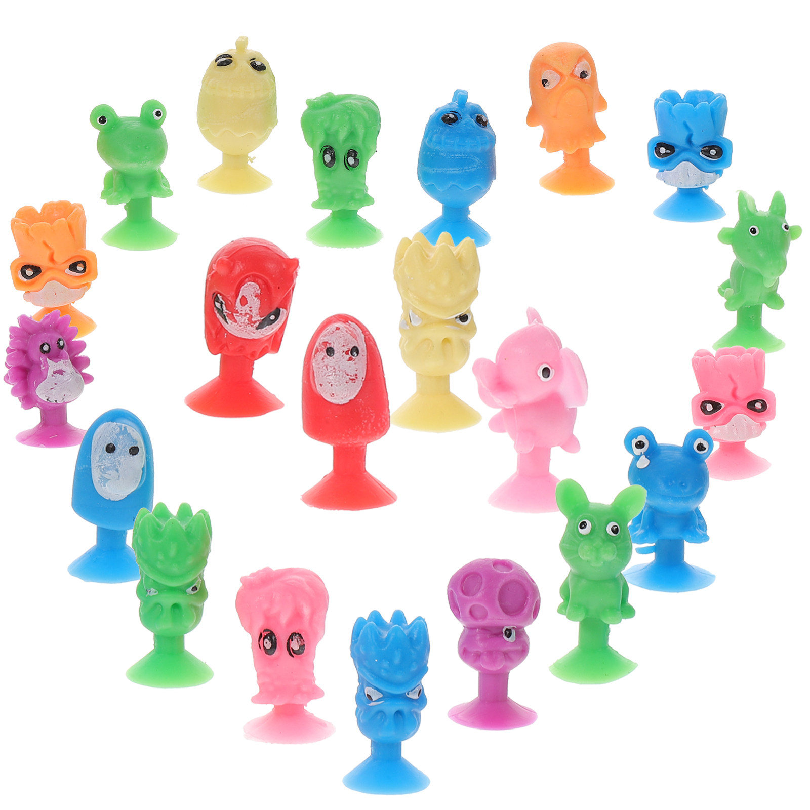 24Pcs Cartoon Plastic Mini Ani - Kids Toys Home 评论和价格