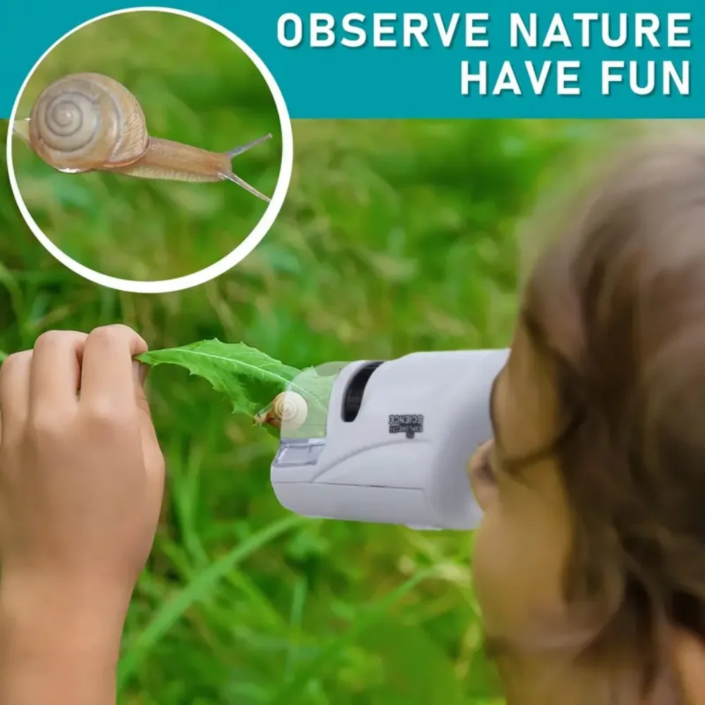 Mini Pocket Lab Handheld Porta - Microscope Kids Science 评论和价格