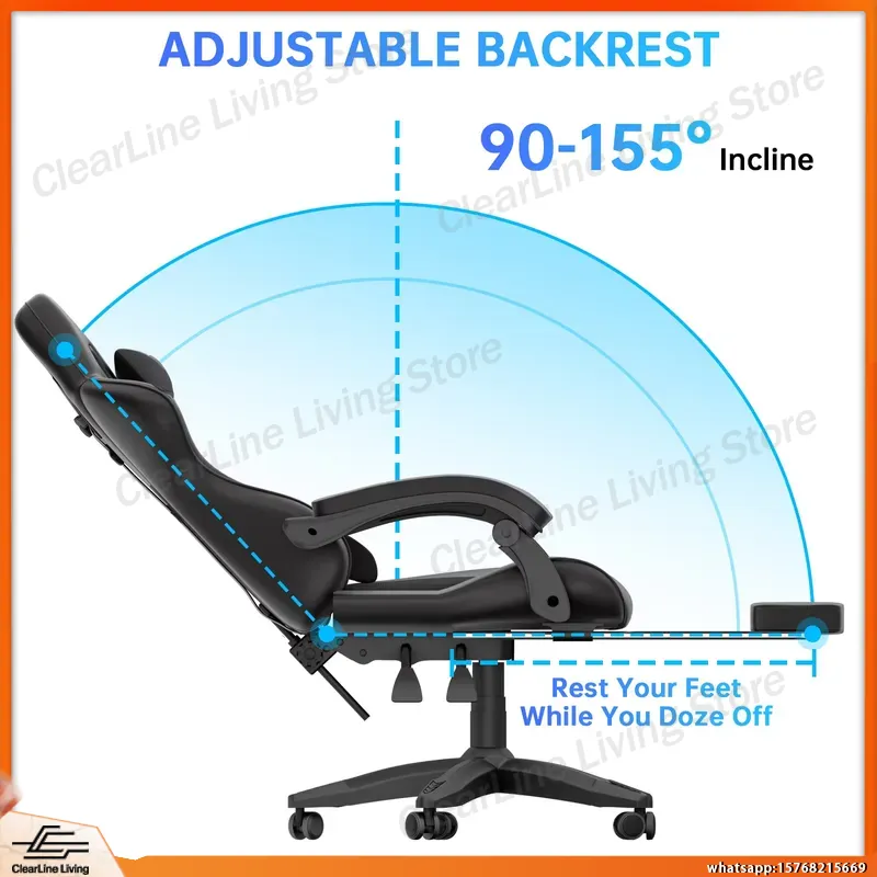 Gaming Chair with Footrest Lum - Kids & Toys Expo Saudi Arabia 评论和价格