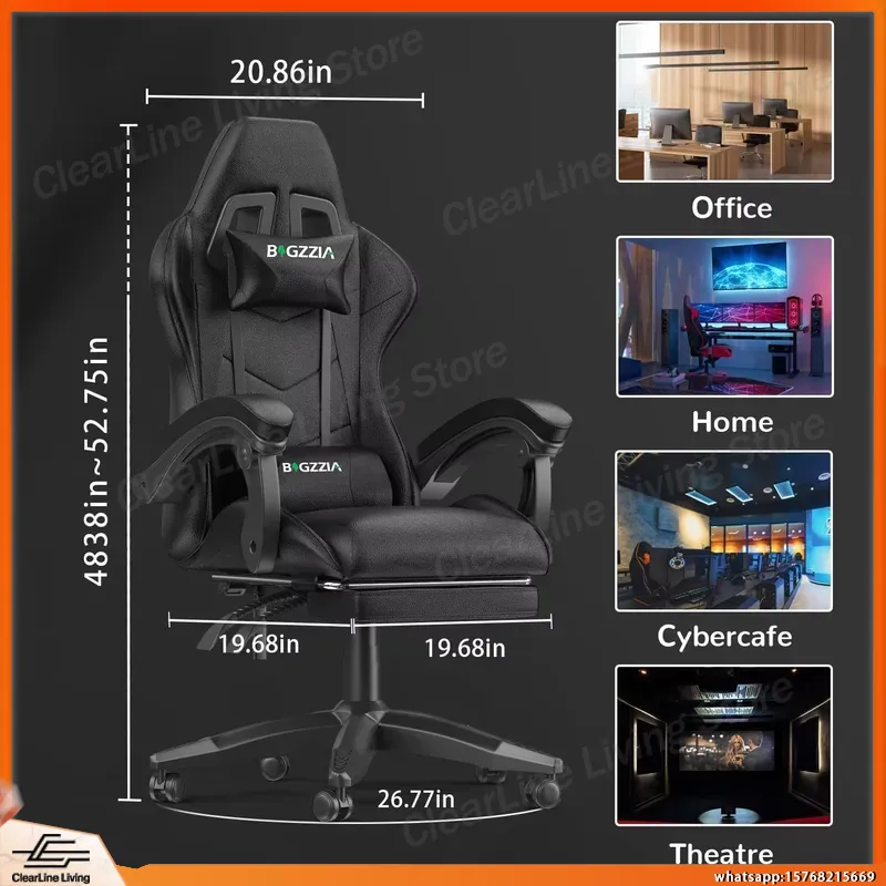 Gaming Chair with Footrest Lum - Kids & Toys Expo Saudi Arabia 评论和价格