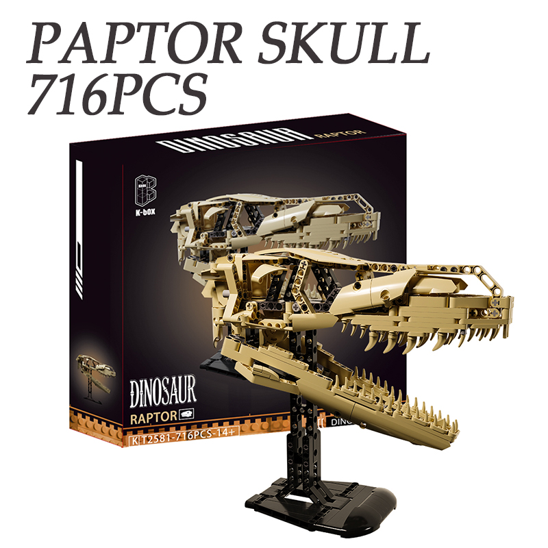 716PCS Raptor Building Blocks  - Dinosaur Figurine Set 评论和价格