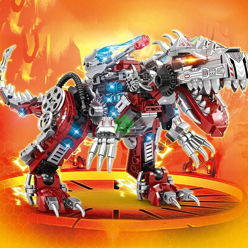 2in1 Mechanical Dinosaur/Fight - Dinosaur Figurine Set 评论和价格