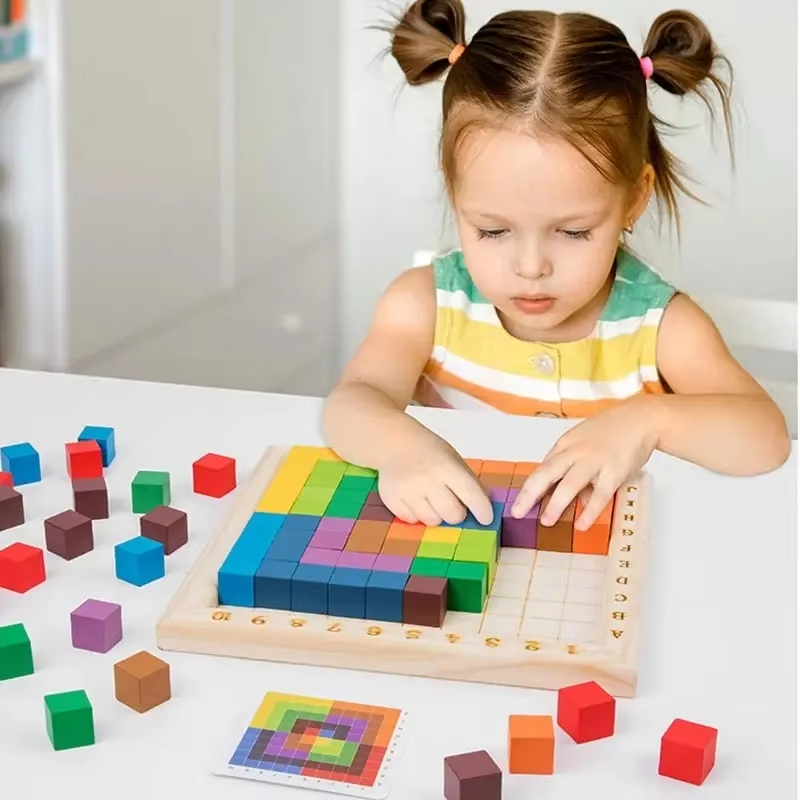 Montessori Color Counting Buil - Kids Toys Under $10 评论和价格