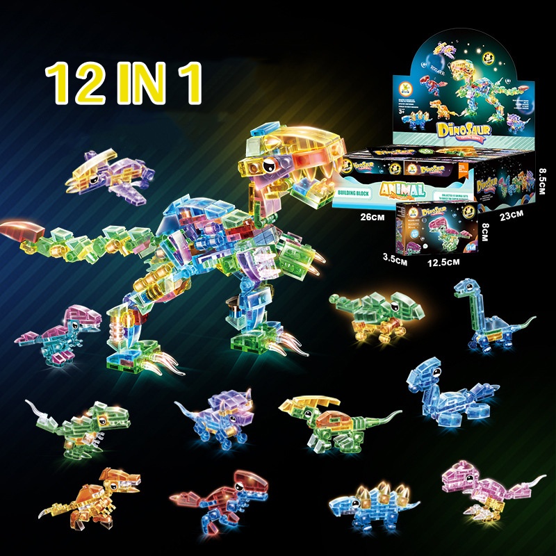 Dinosaur Building Sets for Kid - Dinosaur Figurine Set 评论和价格