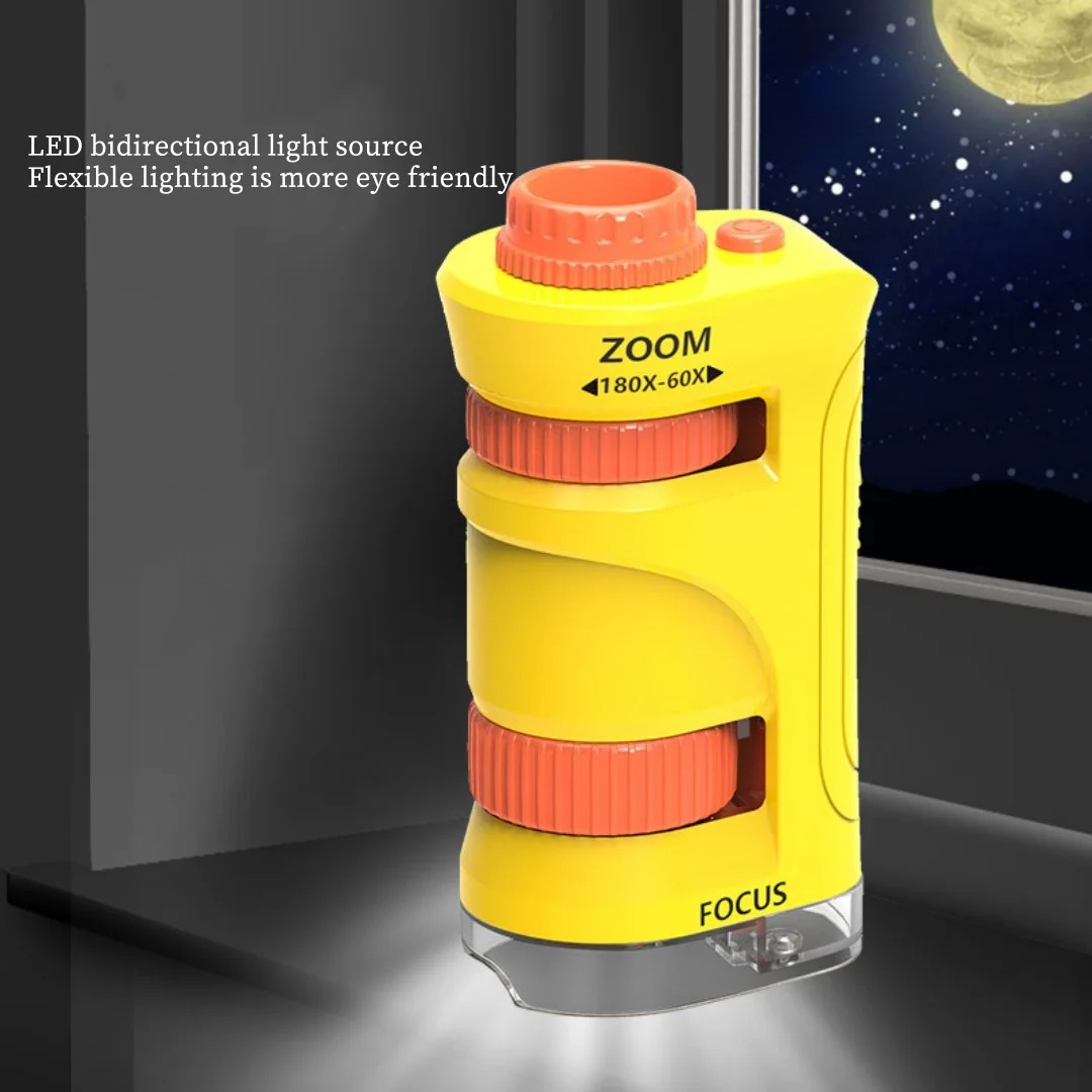 Kids Microscope Toy 60-180X Ma - Microscope Kids Science 评论和价格